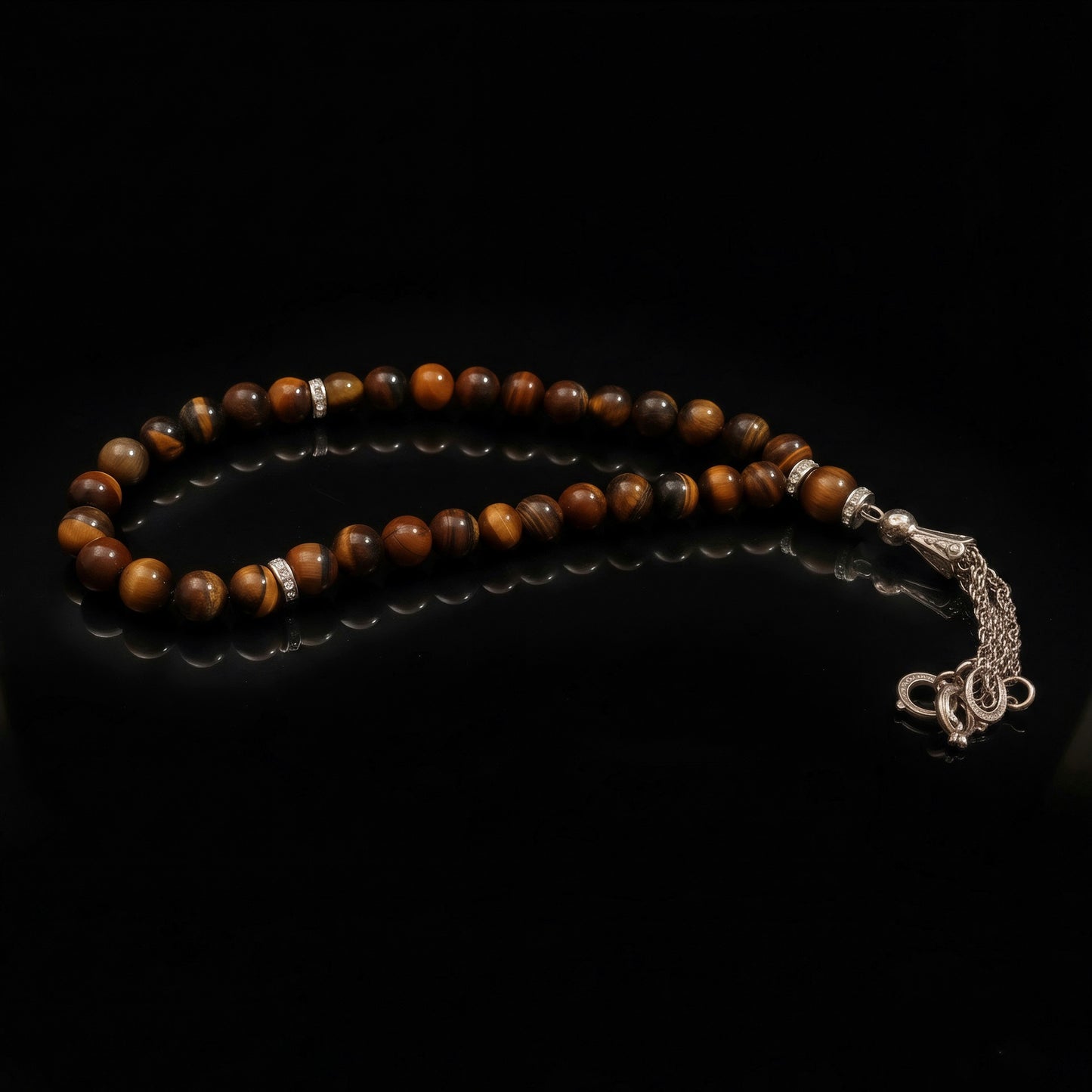 #01: Heyba - Pure Tiger Eye - سبحة هِيبَة: حجر عين النمر