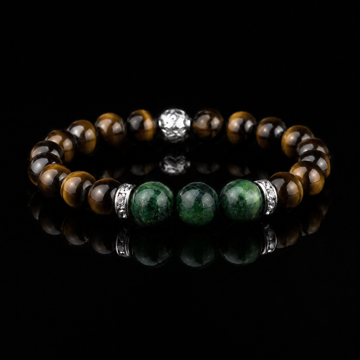 Green & Brown Tiger Eye