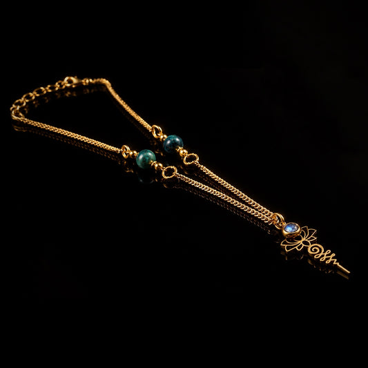 #12: Golden Lotus & Blue Tiger Eye
